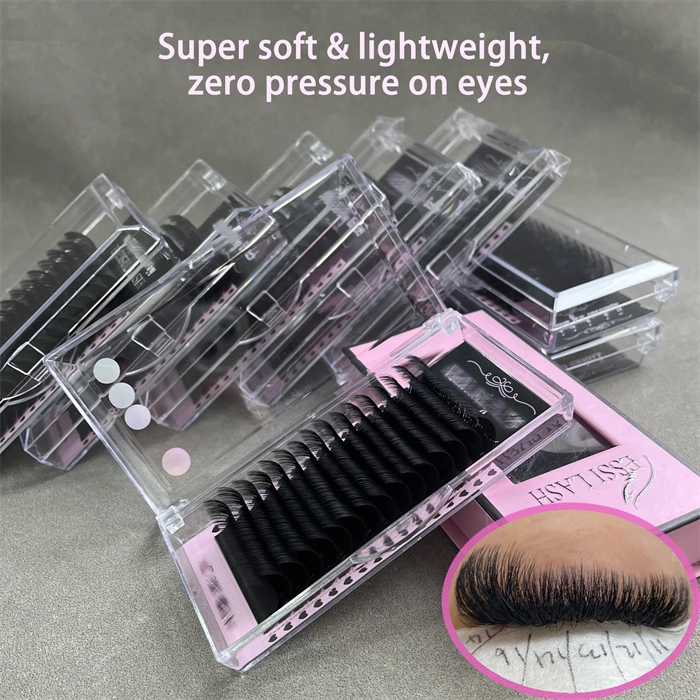 Pesta As Individual Silk Eyelash Extensions Korea 0.05 Easy Fanning Volume Eyelash Extensions