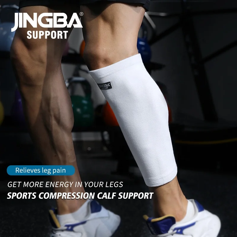 

JINGBA Fast Dispatch Calf Compression Sleeves for Men Women Leg Sleeve Shin Splints Support for Lower Leg Pain Relief