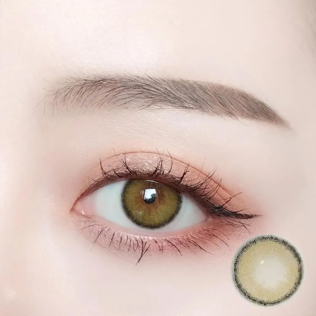 

new arrival canna roze olive green color contact lens contact lenses cycle eye contacts cosmetic lens size 14 mm