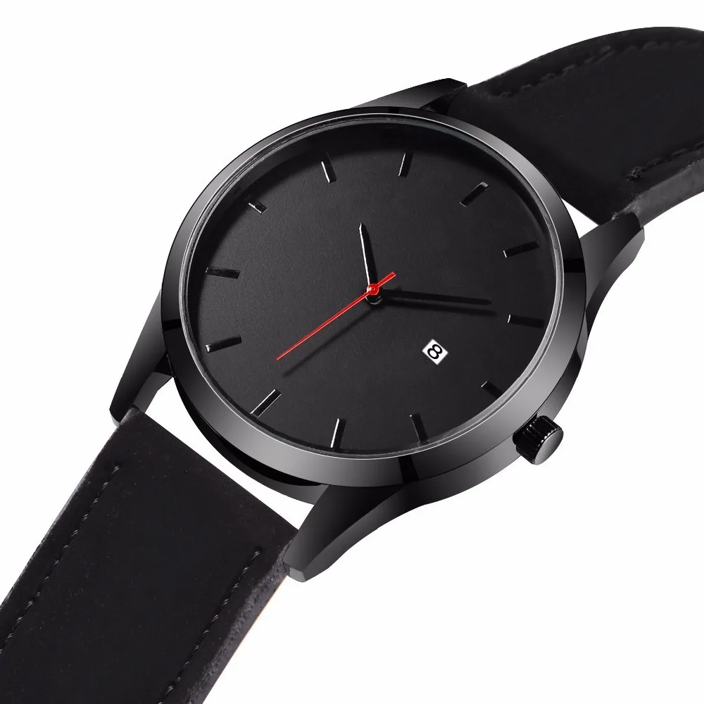 Ready to ship minimalist luxury digital quartz wrist men watches