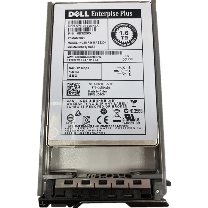 

New Arrival server ssd 1.6 TB SATA 6 Gbps Enterprise Server dell ssd 1.6t ssd, Silver