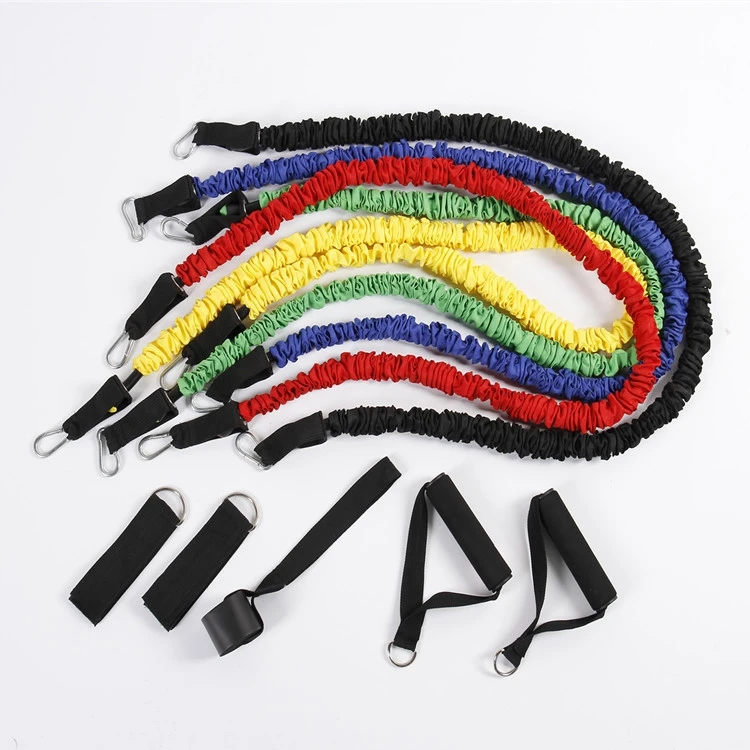 

Yoga Fitness Workout Loop Bands Stretch Sports Exercise Gym Yoga Tension Bands, Red, yellow, blue, green, black