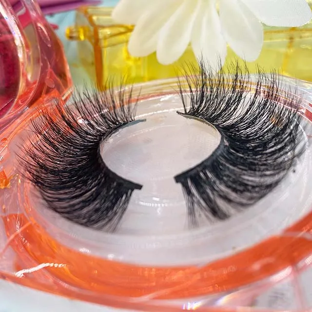 

Natural Looking False Eyelash Wholesale 3D Mink Eyelashes With Customize Box Vendor 25Mm Eyelashes 3D Mink Lashes