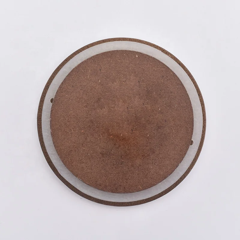 Chocolate cork wooden lids for candle holder wholesales