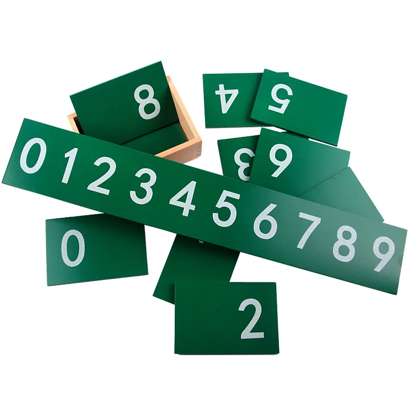 Montessori Material Children's Wooden Number Math Board Game Educational Teaching Aids Learning Toys for Kids