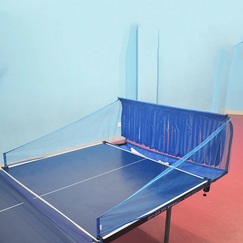 

Asenver portable efficient to receive balls table tennis ball recycle net pingpong robot collect machine table tennis catch net