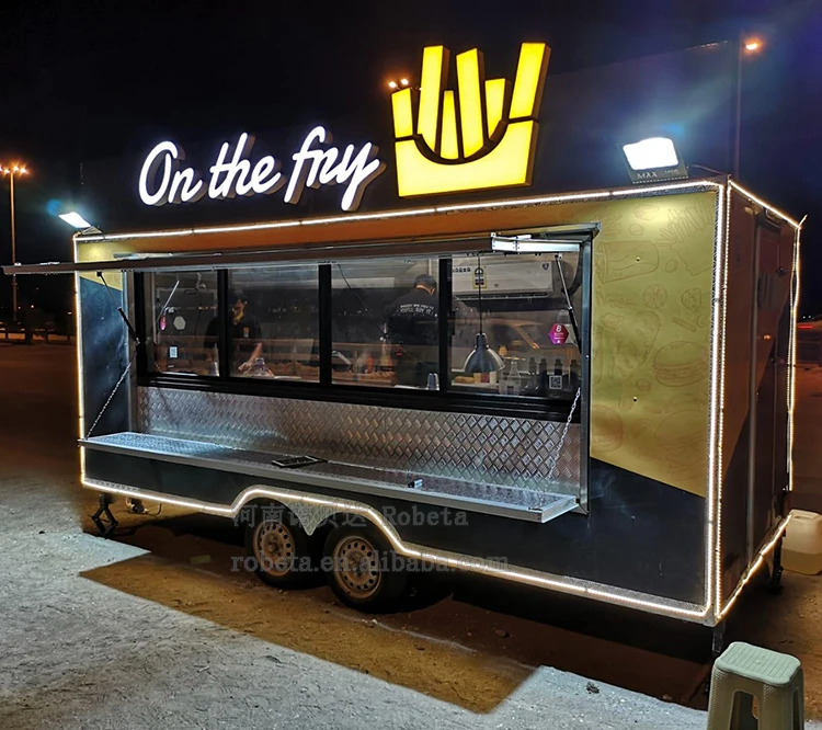 Australian Approved Food Van Food Truck Builder For Doner Kebab Bbq