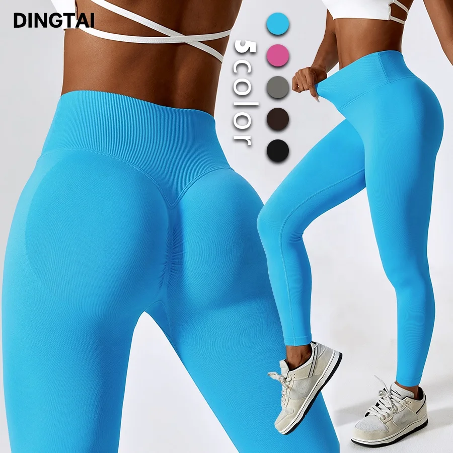 

Dingtai Women Bodybuilding Clothes Athleisure Yoga Gym Fitness High Leggings Active Wear Women Seamless