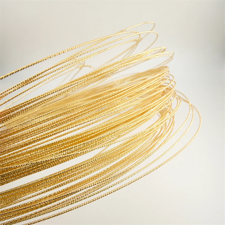

Copper Wire wrapped pendant plating gold 18K Decorative pattern jewelry supplies making bracelet accessories Wire