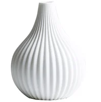 

Customized Geometric Cheap Price White Ceramic Round Flower Vase Modern Design Decorative Vases For Home Decor Living Room