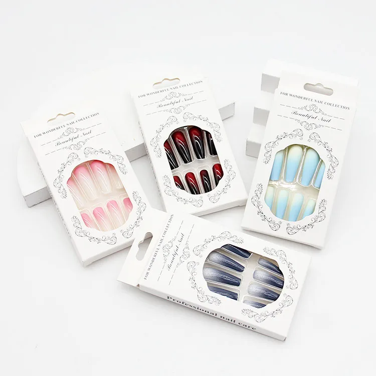 

2020 press on nails Nail Luxury Gel Kit Box Custom For salon