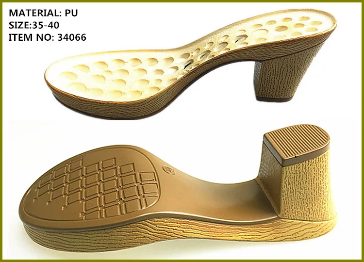 
pu wedge sole for lady sandals 