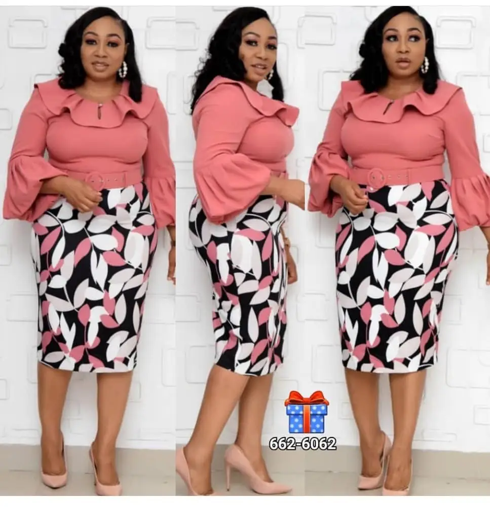 

Women Fashion Latest Turkey Office Lantern Sleeve Casual Dresses Africa Ladies Clothes, Customized color