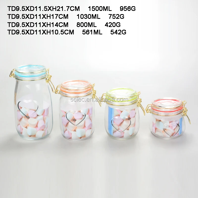 Hot Selling Glass Food Storage Canister