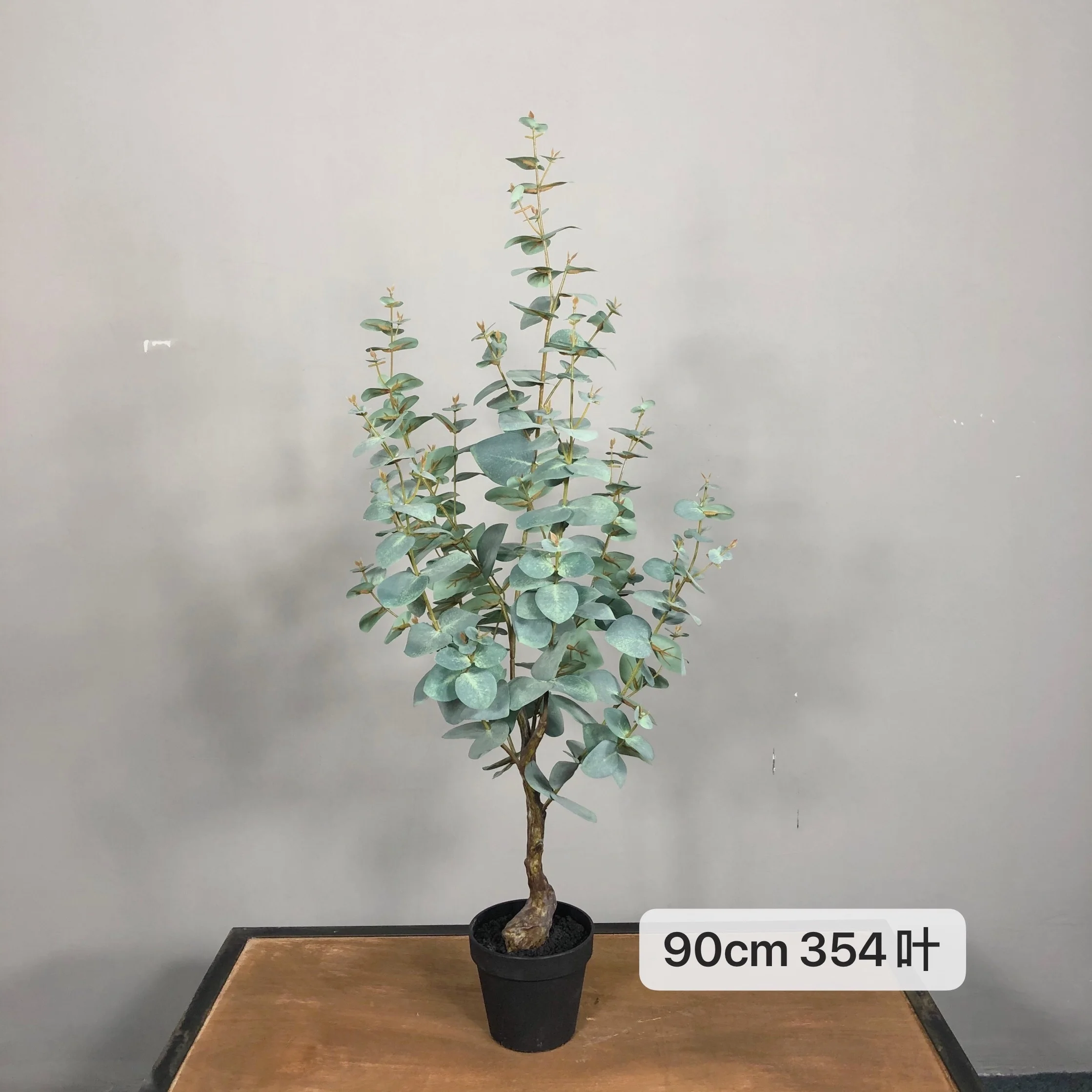 

New style high simulation indoor artificial eucalyptus trees and plants in pot, Green color