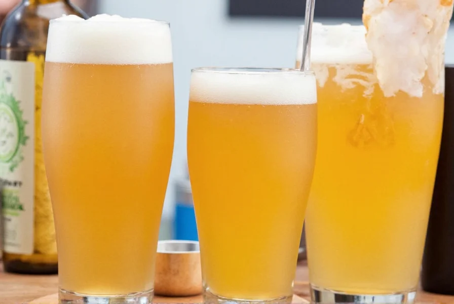 Nutrition label comparison showing calories in different ginger beer brands
