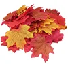 500PCS Artificial Fabric Silk Maple Leaf Mixed Fakes Lifelike Autumn Leaf for Halloween Party Festival Table Decorations