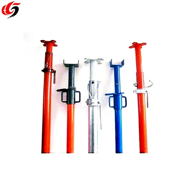 
Scaffolding Adjustable Telescopic Shoring Light Duty Formwork Steel Prop 