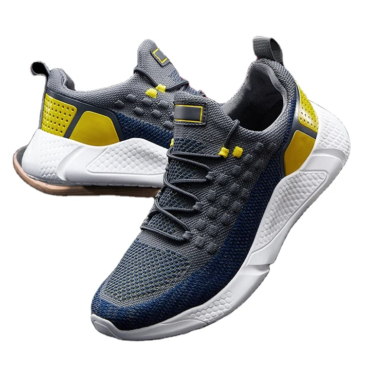 

Top selling non-slip shock-absorbing wear-resistant and comfortable Breathable men's trendy sneakers, Black white,red