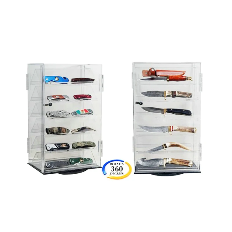 Rotating Acrylic Knife Display Case,Acrylic Car Module Display