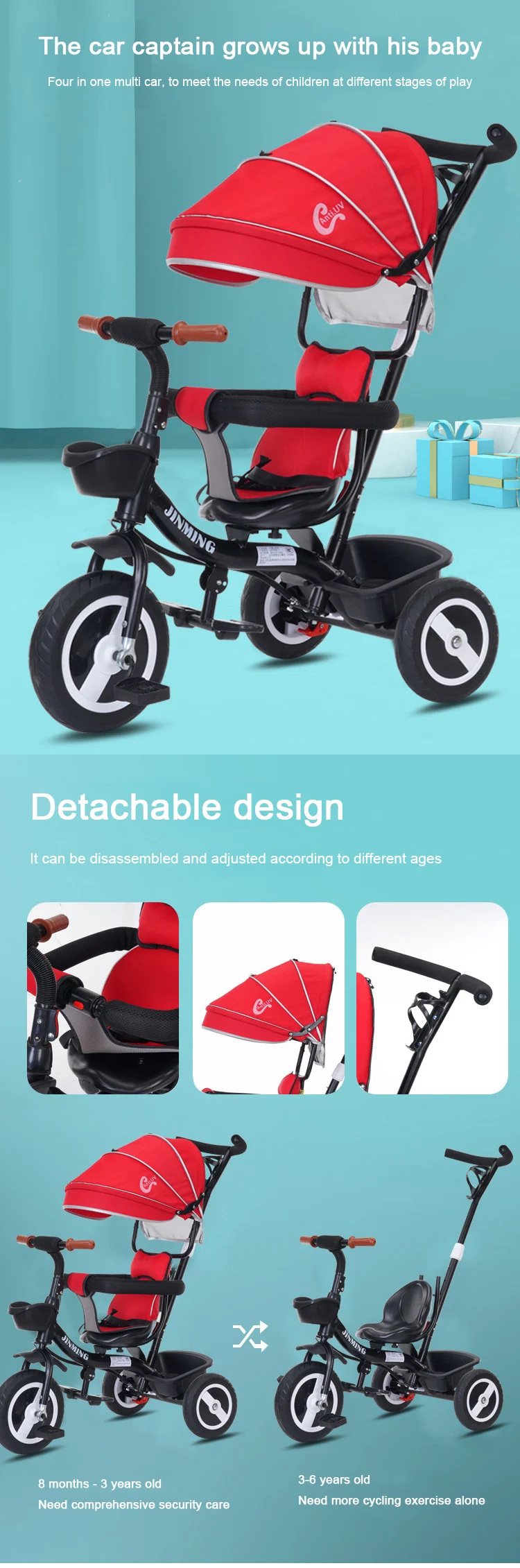 kids tricycle seat