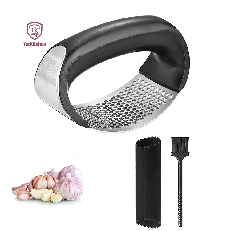 

Garlic Press Rocker Stainless Steel Garlic Presses Hand Held Garlic Press