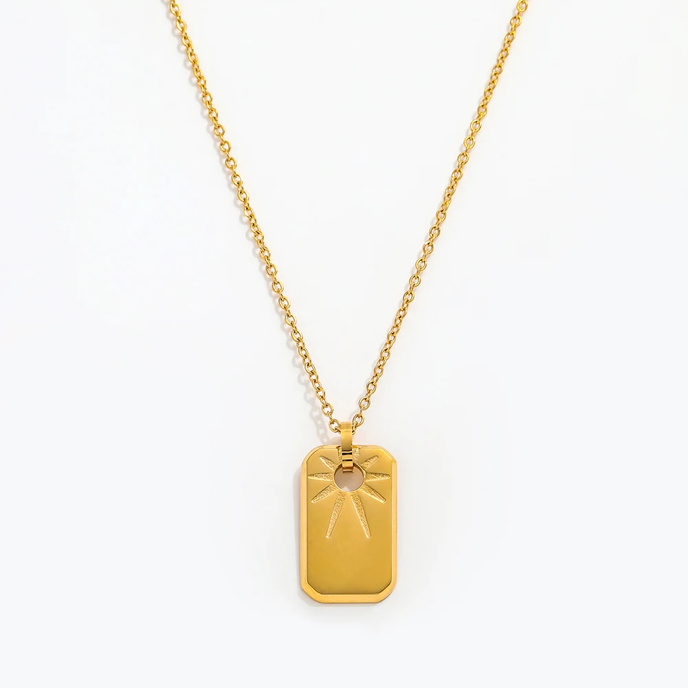 Joolim Jewelry 18K Gold Plated Hexagram Pendant Necklace Trendy Necklace