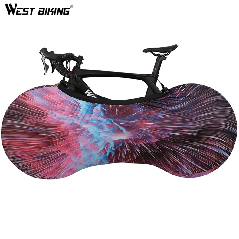 

WEST BIKING Sports Bicycle Bike High Elasticity Wheel Covers Various Colors And Sizes Sports Bike Steering Bicycle Wheel Cover, Multicolor