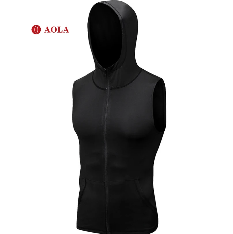 

AOLA Custom Gym Clothes Logo Activewear Workout Clothing Vest Male Shirt Exercise Cropped Tank Fitness, Picture showed