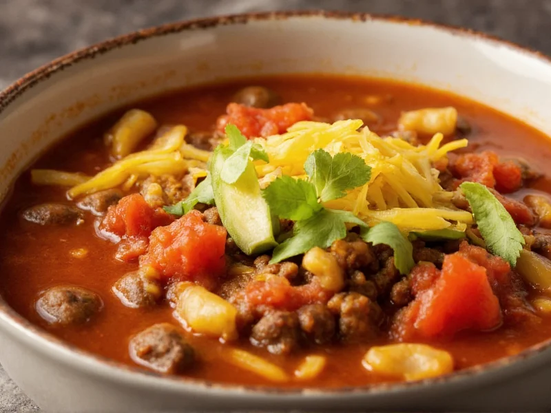 Hamburger Taco Soup Recipe: Easy & Flavorful Guide