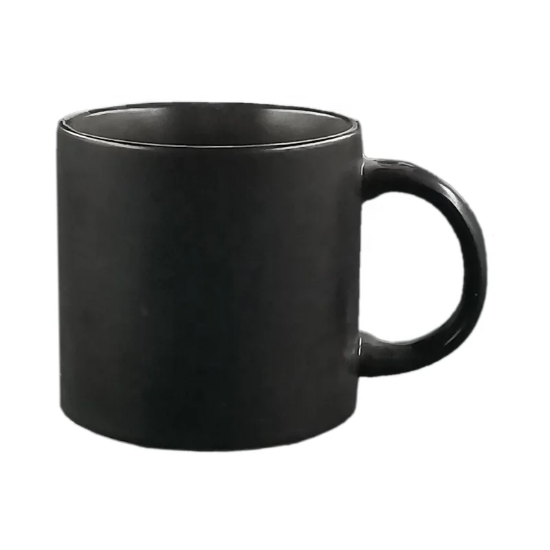
China mugs wholesale matt black coffee mug 
