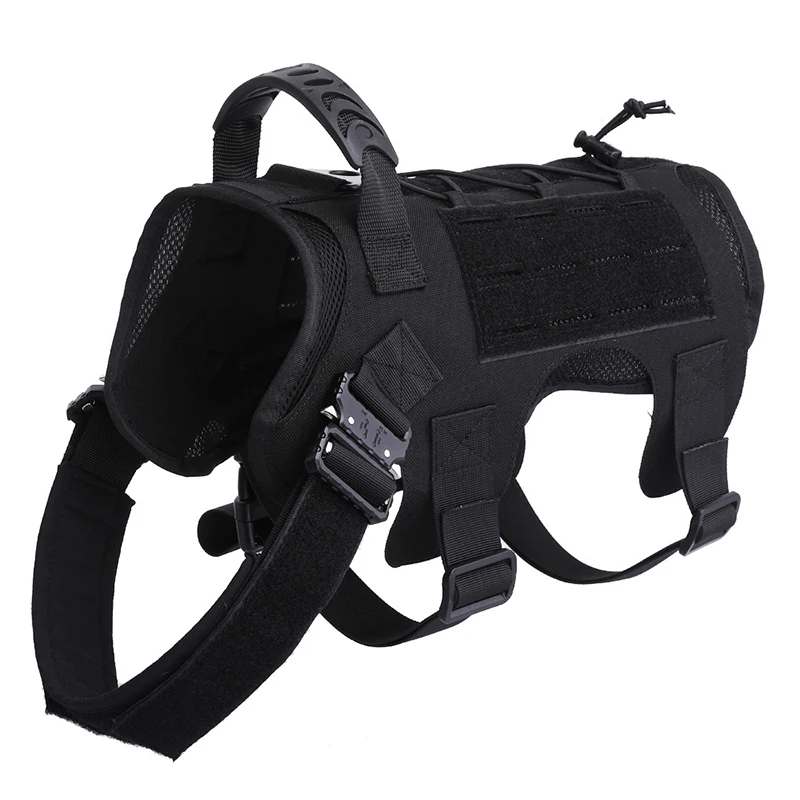 

Hot sale Nylon Camouflage tactical training military training dog harness