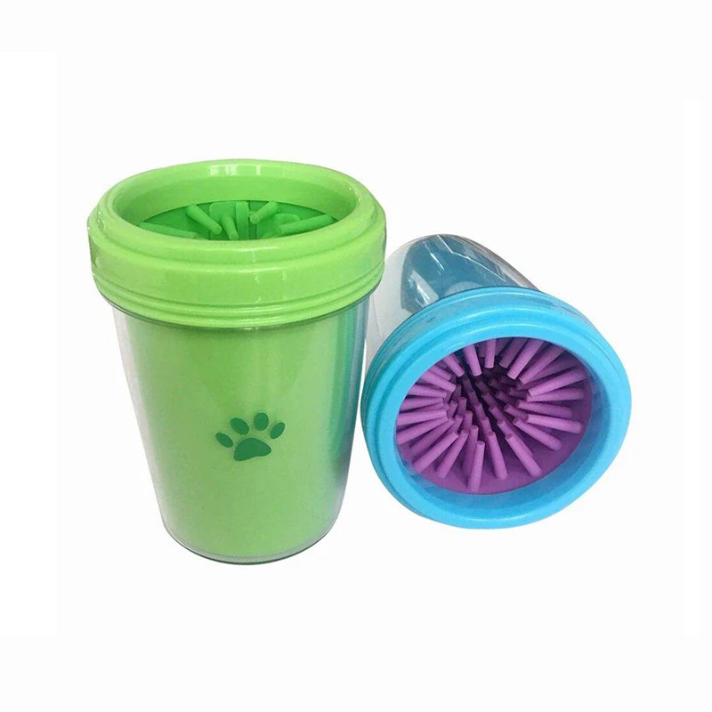 

For Small Medium Pets Retail Portable Dogs Pp Material Cleaner Dog Foot Clean Cup Pet Washing Cups Paw Cleaning Washer, Picture shows