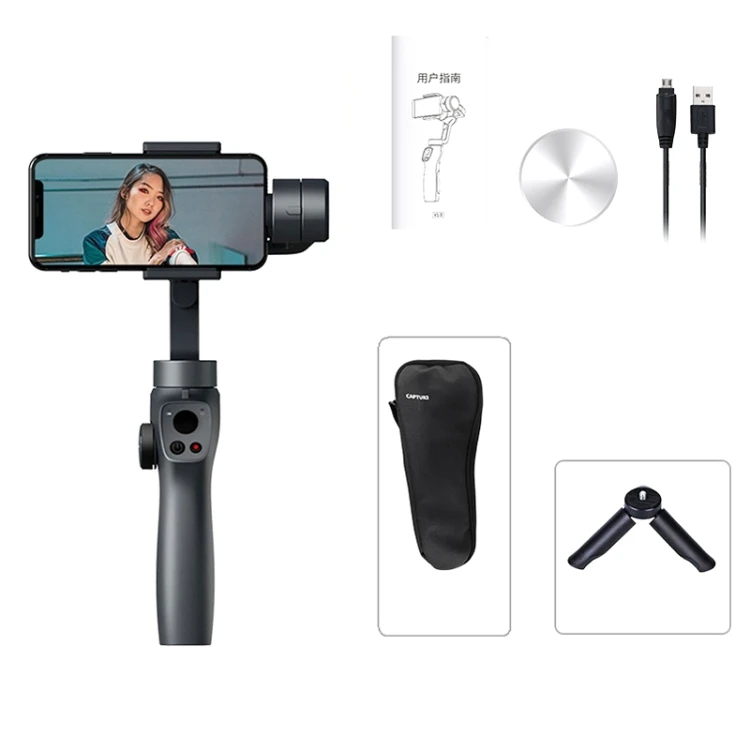 

Most Welcomed Smart Face Tracking Anti-Shake Selfie Stick Three-Axis Stabilizer Handheld Gimbal