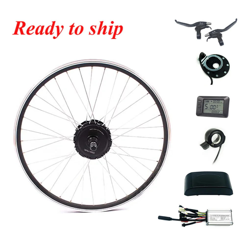 

Greenpedel 36v 250w 26 inch cassette electric bicycle conversion kit with brushless geared motor