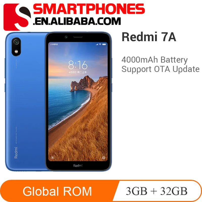 Global Rom Xiaomi Redmi 7A 7 A 3GB RAM 32GB ROM Mobile Phone Snapdargon 439 Octa core 5.45" HD 4000mAh Battery 13MP Rear Camera