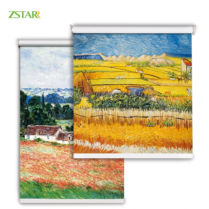 Wholesale Printed Roller Blinds Window 3d Printed Blinds