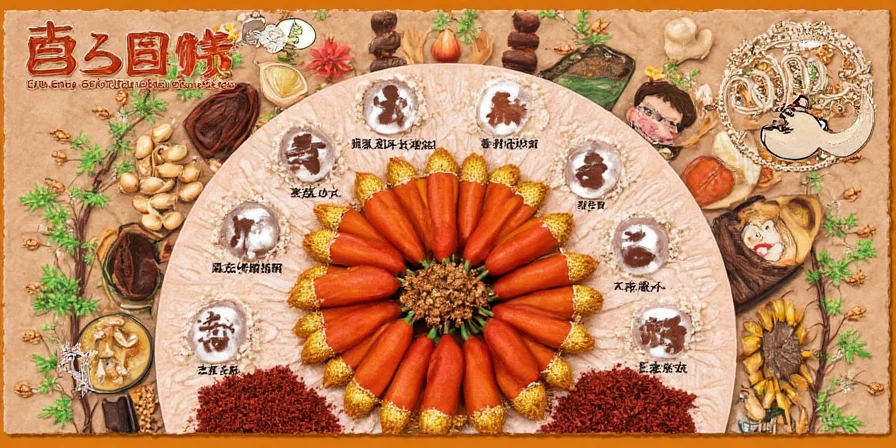 Various types of red chilies laid out