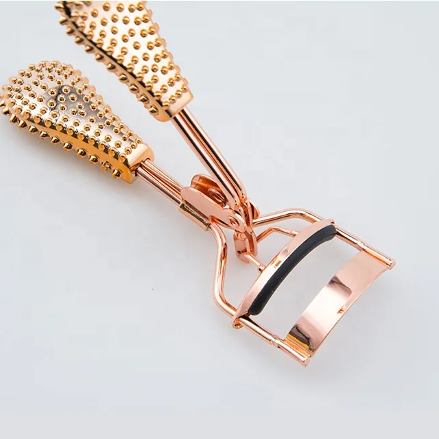 

2020 new style custom packing Mini magnetic eyelash curler, Gold/rose gold
