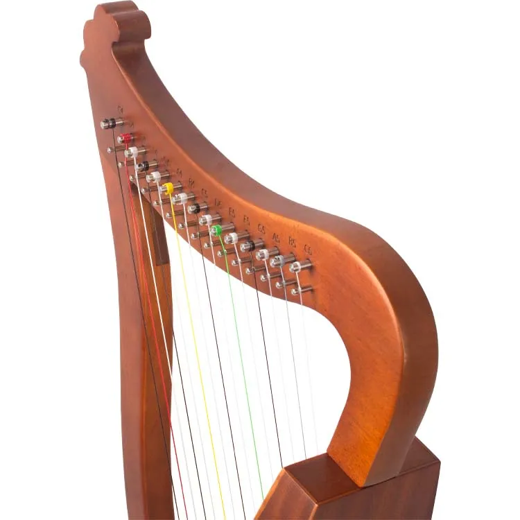 

15-string harp Irish small harp professional musical instrument classical harp by mahogany wood, See pictures