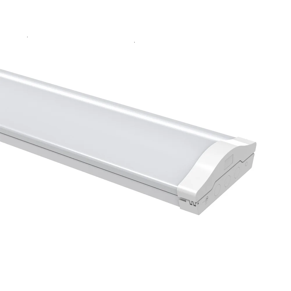 Linkable led batten fitting dimmable with low glare diffuser for classroom/hospital