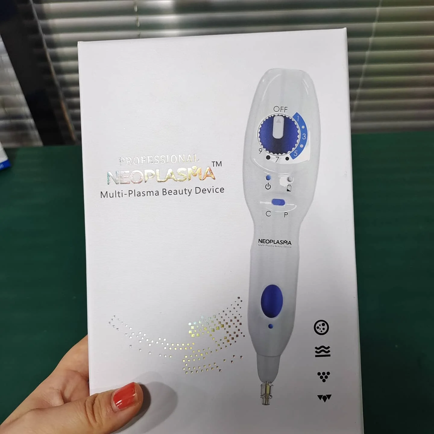 

Newest Neoplasma pen machine for skin tightening, White+blue