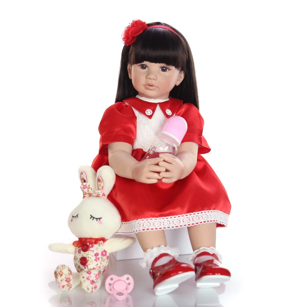

KEIUMI 24 inch 60 cm Soft Silicone Princess Reborn Baby Dolls Toy for Children's Day Gift