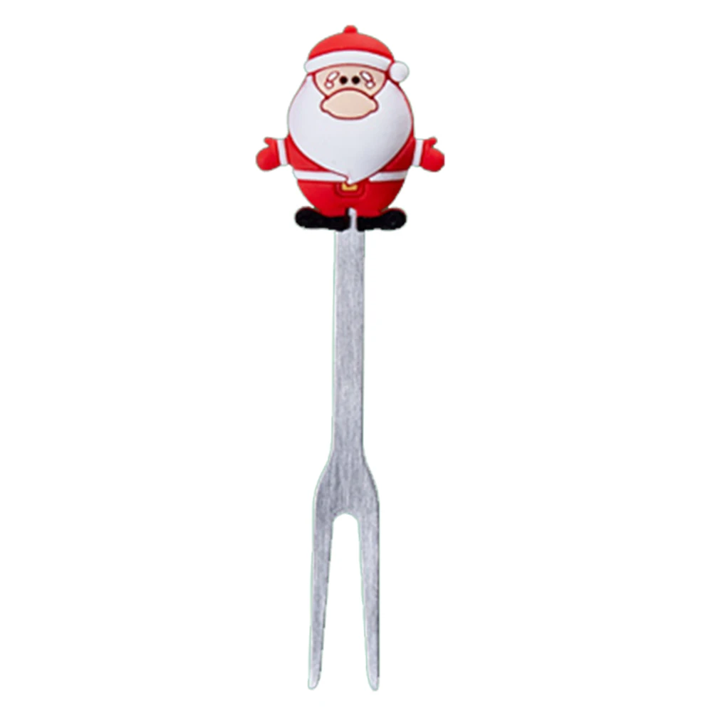 

Wholesale Price Cheap Small Cake Fork Set Silicone Mini Fruit Fork, Any color can be customized silicone mini fruit fork