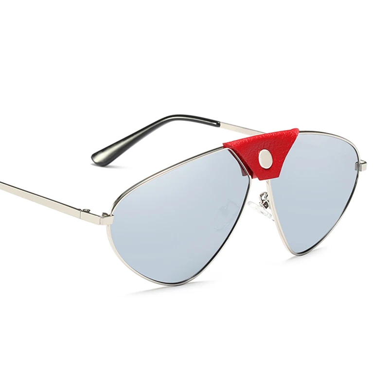 

Men women unique design acetic acid aviation eyewear with decoration