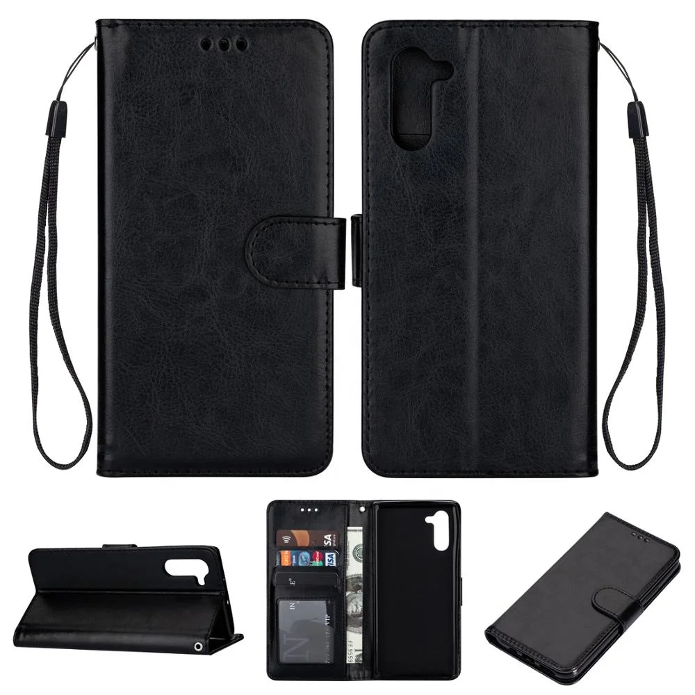 

Card holder Flip Phone case PU leather+TPU Mobile phone case for Samsung Galaxy S10 S10 PLUS S10E, Multi-color, can be customized