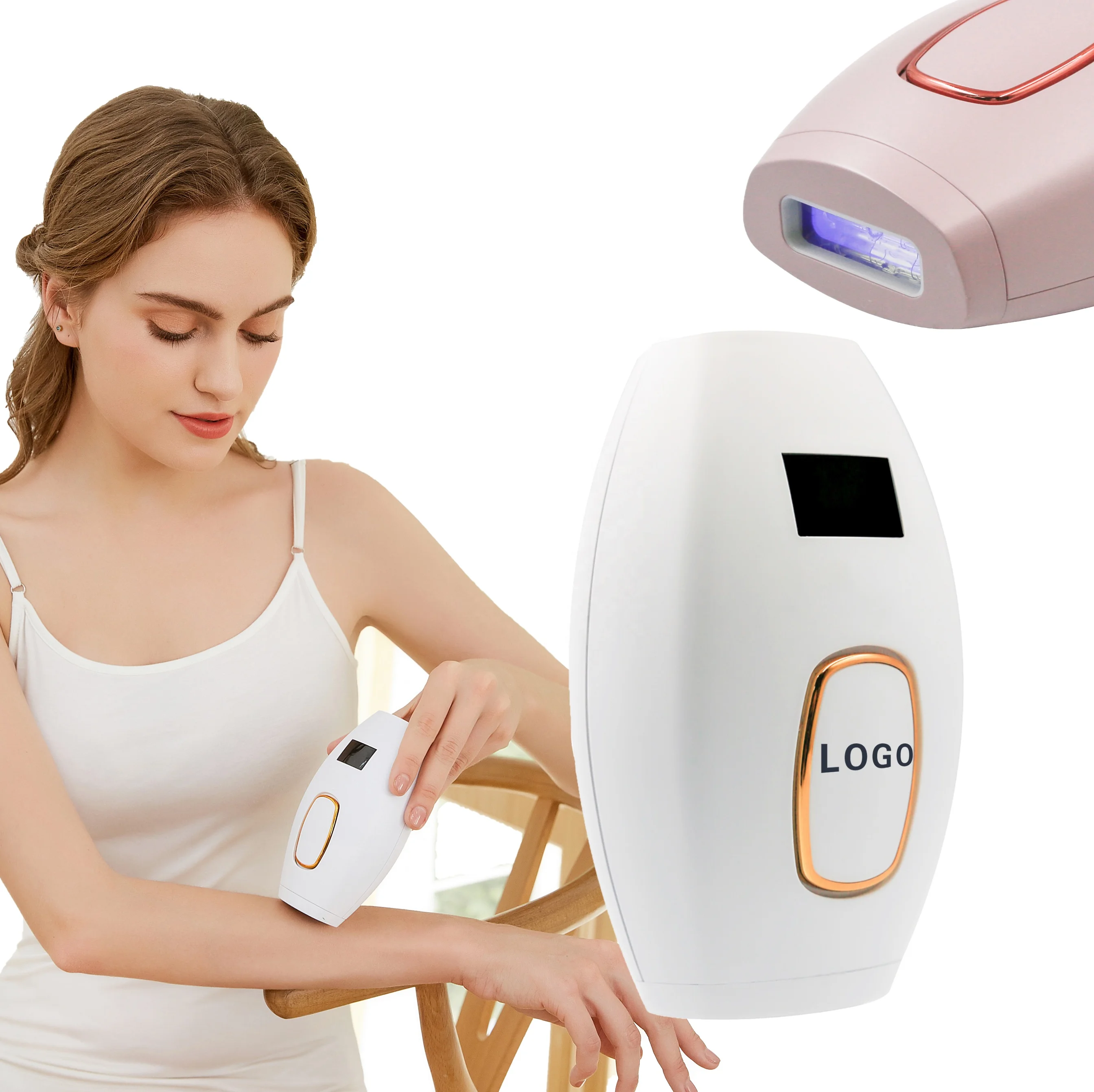 

The new Led display ipl hair removal device 500000 flashes home use machine