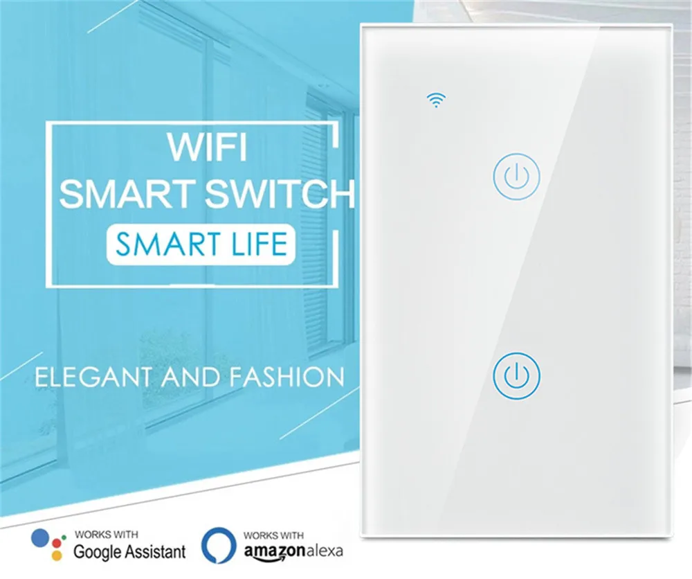 Weiwo Zigbee Remote Wall Touch Switch without N line 1/2/3 Gang Glass Panel light Switch with aluminum frame smart home Uemon - ANKUX.COM