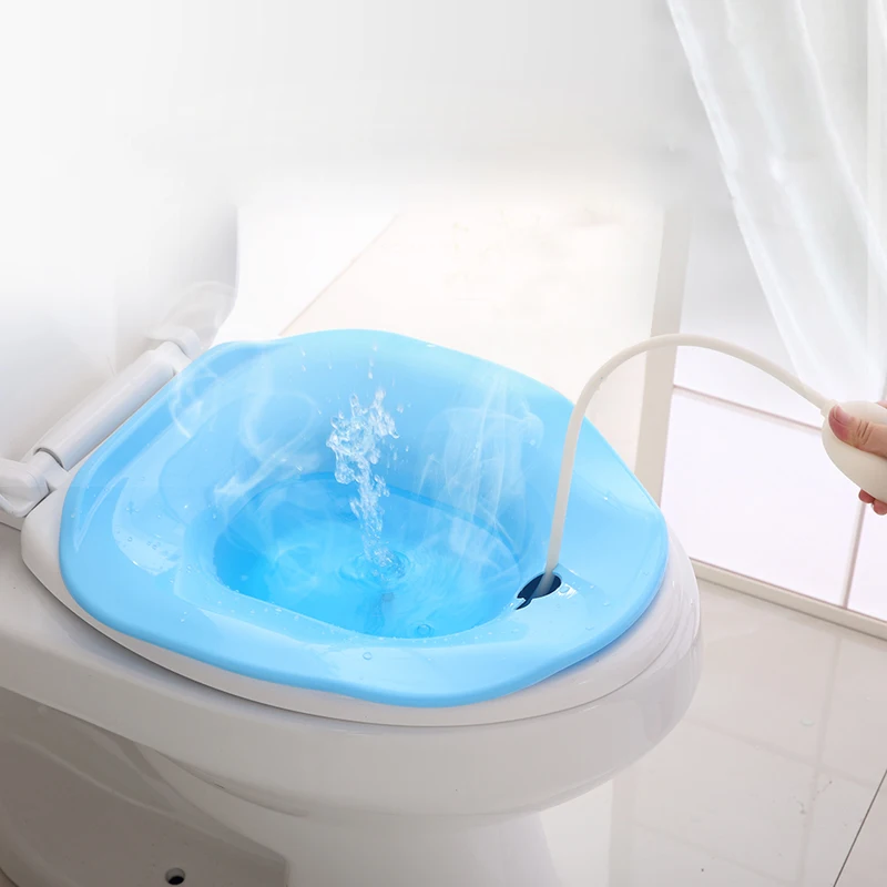 

Squat Free yoni steam chair vagina steamer seats special care basin for pregnant women, White, pink, blue