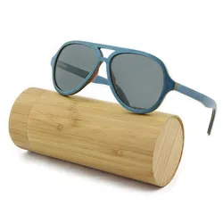 new shield sunglasses blue laminated maple wood su